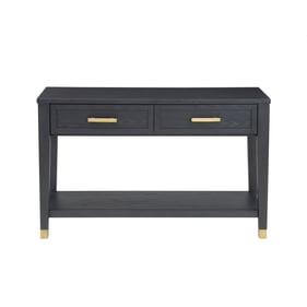 Steve Silver Yves Rubbed Charcoal Sofa Table