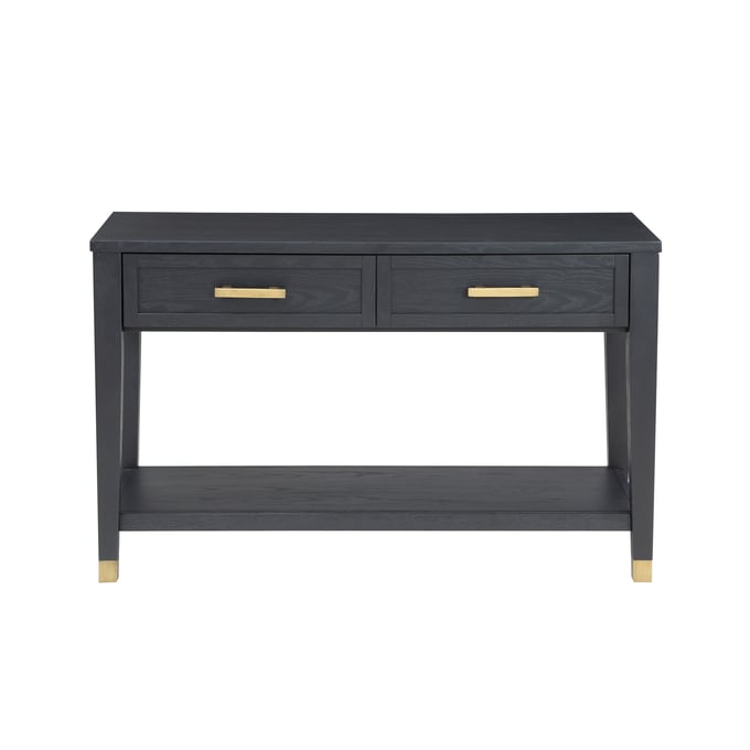 Steve Silver Yves Rubbed Charcoal Sofa Table SSF-YS100S