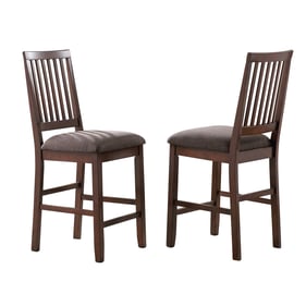 2 Steve Silver Yorktown Espresso Counter Chairs