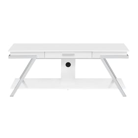 Steve Silver Zena White TV Stand