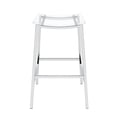 Zena Backless Bar Stool w/Acrylic Seat