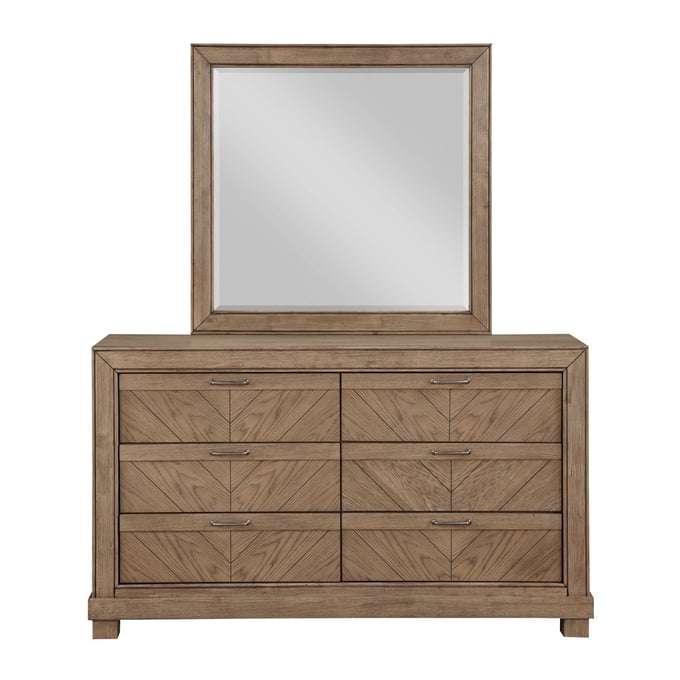 Steve Silver Montana Weathered Sand Dresser And Mirror SSF-MON900-DRSMR