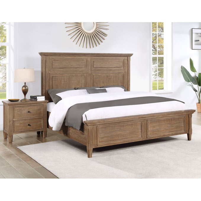 Steve Silver Riverdale Driftwood 2pc Bedroom Set with King Bed SSF-RV900-BR-S1