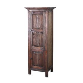 Sunset Trading Shabby Chic Cottage Raftwood Brown Tall 2 Door Cabinet