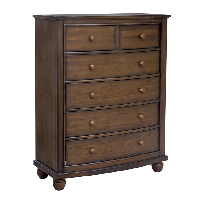 Sunset Trading Bahama Shutter Tropical Walnut 6 Drawers Chest SST-CF-1141-0158