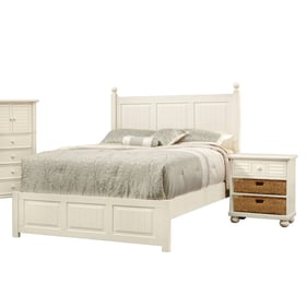 Sunset Trading Ice Cream At The Beach White 2pc Bedroom Set with Queen Bed