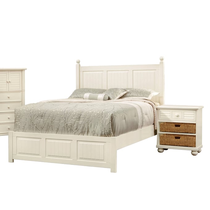 Sunset Trading Ice Cream At The Beach White 2pc Bedroom Set with King Bed SST-CF-1702-0111-BR-S1