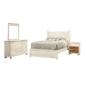 Sunset Trading Ice Cream At The Beach White 4pc Queen Bedroom Set