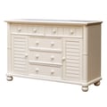 Sunset Trading Ice Cream at the Beach Dresser | 5 Drawers 2 Storage Cabinets | Fully Assembled