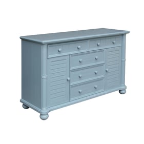 Sunset Trading Cool Breeze Beach Blue Bedroom Dresser