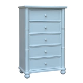 Sunset Trading Cool Breeze Beach Blue 5 Drawers Chest