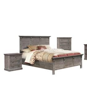 Sunset Trading Solstice Weathered Gray Brown 2pc Bedroom Set with Queen Bed