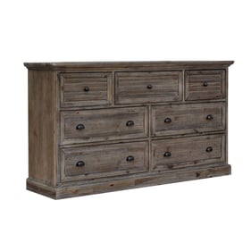 Sunset Trading Solstice Weathered Gray Brown 7 Drawer Dresser