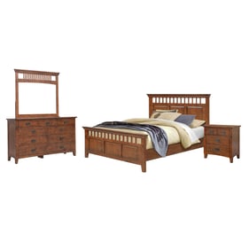 Sunset Trading Mission Bay Brown 4pc Bedroom Set with Queen Bed