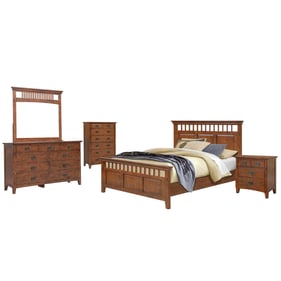 Sunset Trading Mission Bay Brown 5pc Queen Bedroom Set