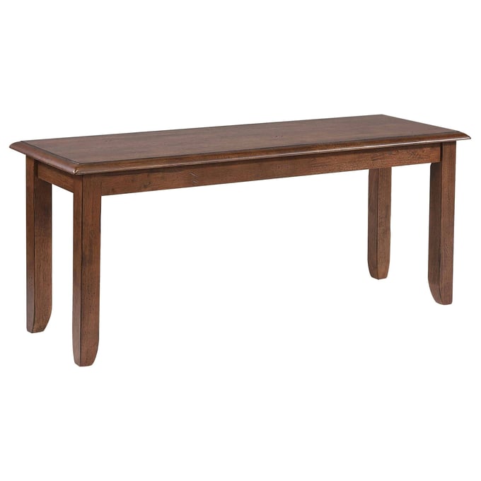 Sunset Trading Simply Brook Amish Brown Dining Bench SST-DLU-BR-BN-AM