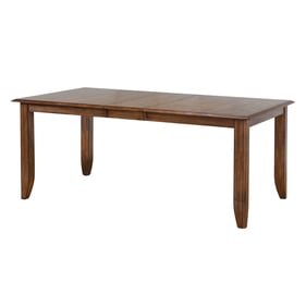 Sunset Trading Simply Brook Brown Extendable Dining Table