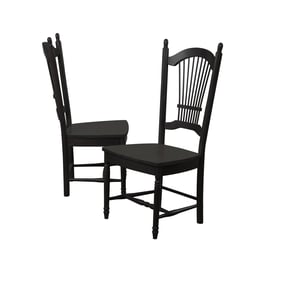 2 Sunset Trading Antique Black Cherry 42 Inch Allenridge Dining Chairs