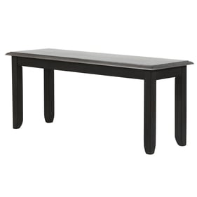 Sunset Trading Tempo Brook Grey Antique Black 42 Inch Bench