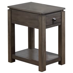 Sunset Trading Shades of Weathered Grey Narrow End Table