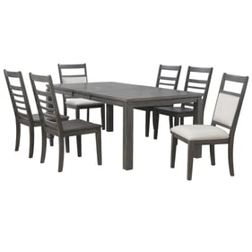 Sunset Trading Shades of Weathered Grey Rectangle 7pc Dining Set