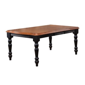 Sunset Trading Antique Black Cherry Extendable Dining Table