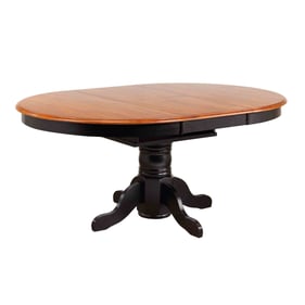 Sunset Trading Antique Black Cherry Wood Butterfly Dining Table