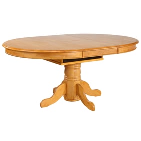 Sunset Trading Selections Light Oak Wood Butterfly Dining Table