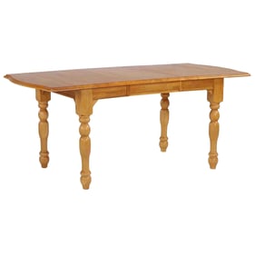 Sunset Trading Selections Light Oak Drop Leaf Extendable Dining Table