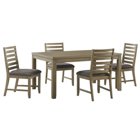 Sunset Trading Saunders Brown 5pc Extendable Dining Set