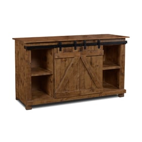 Sunset Trading Stowe Brown Door Console TV Stand