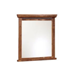 Sunset Trading Rustic City Natural Oak Mirror