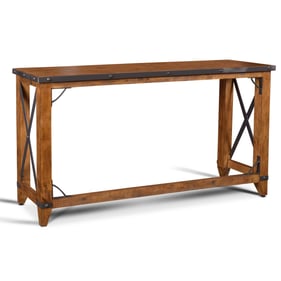 Sunset Trading Rustic City Natural Oak Counter Height Dining Table