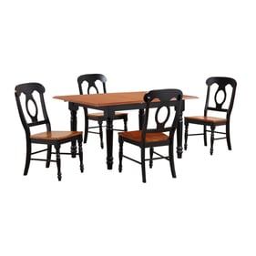 Sunset Trading Selections Cherry Antique 5pc Dining Set with Napoleon Chair...