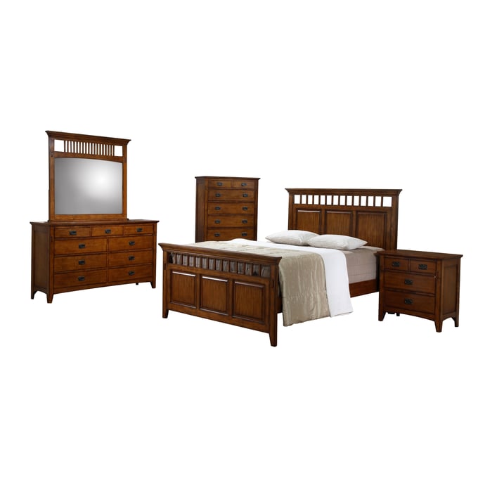 Sunset Trading Tremont Chestnut 5pc Queen Bedroom Set SST-SS-TR900-Q-BED-SET