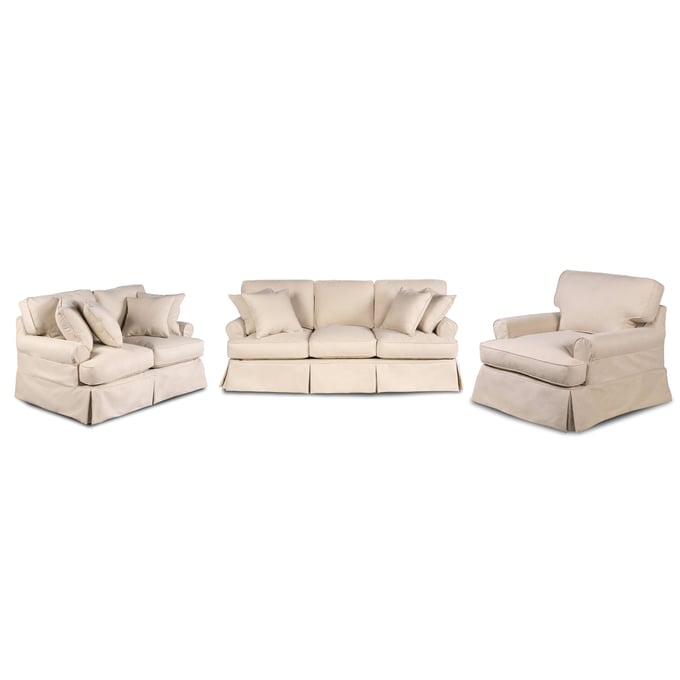 Sunset Trading Horizon Tan Fabric 3pc Living Room Set SST-SU-117600-LR-S3