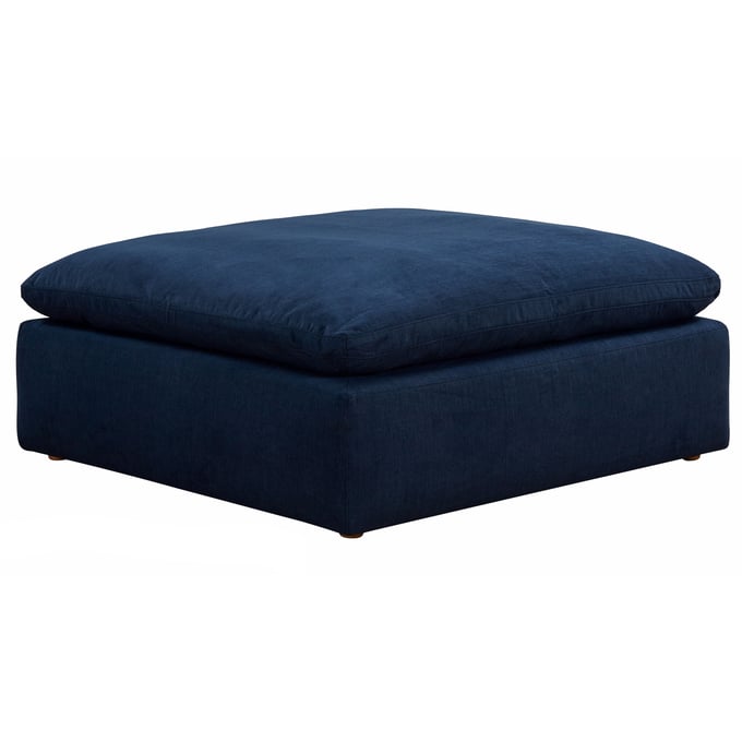 Sunset Trading Puff Navy Blue Square Ottoman Slipcover SST-SU-145830SC-391049