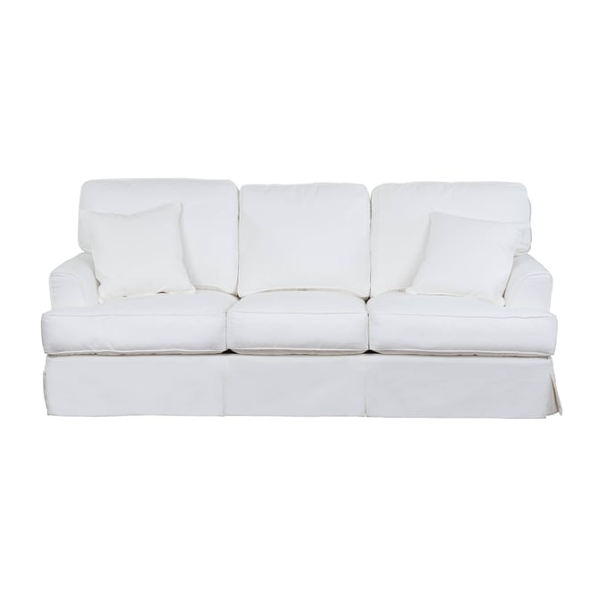 Sunset Trading Ariana White Slipcovered Sofa SST-SU-78301-81