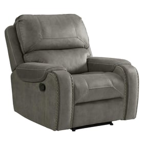 Sunset Trading Calvin Gray Fabric Reclining Chair