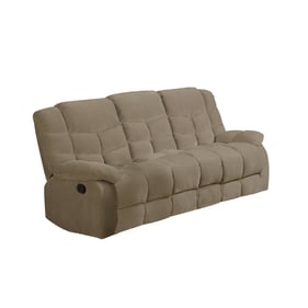 Sunset Trading Heaven on Earth Tan Reclining Sofa