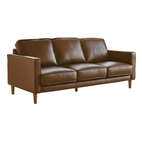 Sunset Trading Prelude Chestnut Brown  Leather Sofa