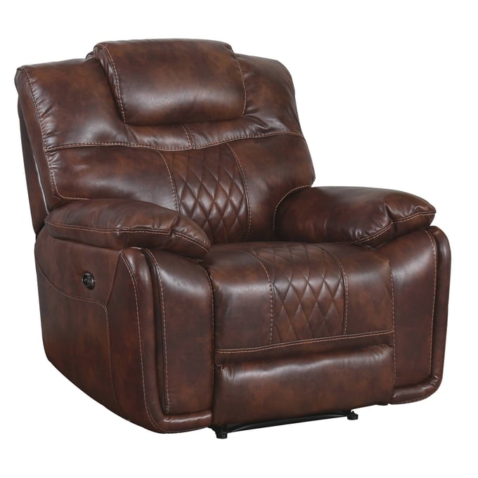 Sunset Trading Diamond Brown Power Recliner SST-SU-ZY5018A001-H246