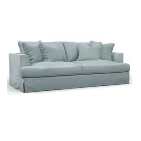 Sunset Trading Newport Ocean Blue Fabric Sofa