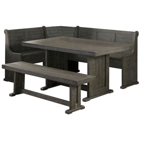 Sunset Trading Sunny Distressed Grey Dining Nook Set