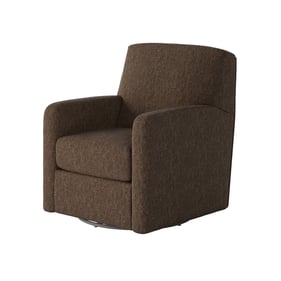 Southern Motion Flash Dance Brown Truffle Fabric Swivel Glider