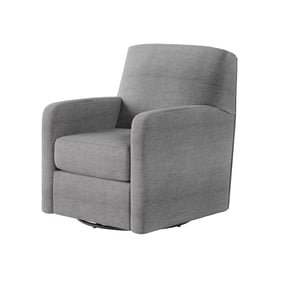 Southern Motion Flash Dance Grey Platinum Fabric Swivel Glider