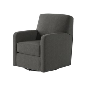 Southern Motion Flash Dance Grey Granite Fabric Swivel Glider