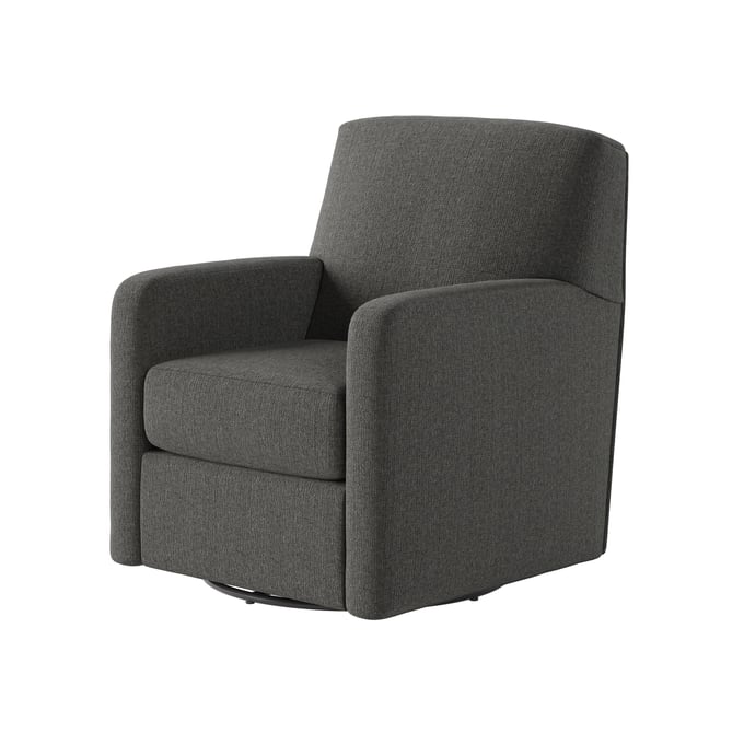 Southern Motion Flash Dance Grey Granite Fabric Swivel Glider STHN-101-214-09