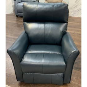 Southern Motion Stardust Blue Leather Rocker Recliner