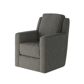 Southern Motion Diva Grey Nickel Swivel Glider